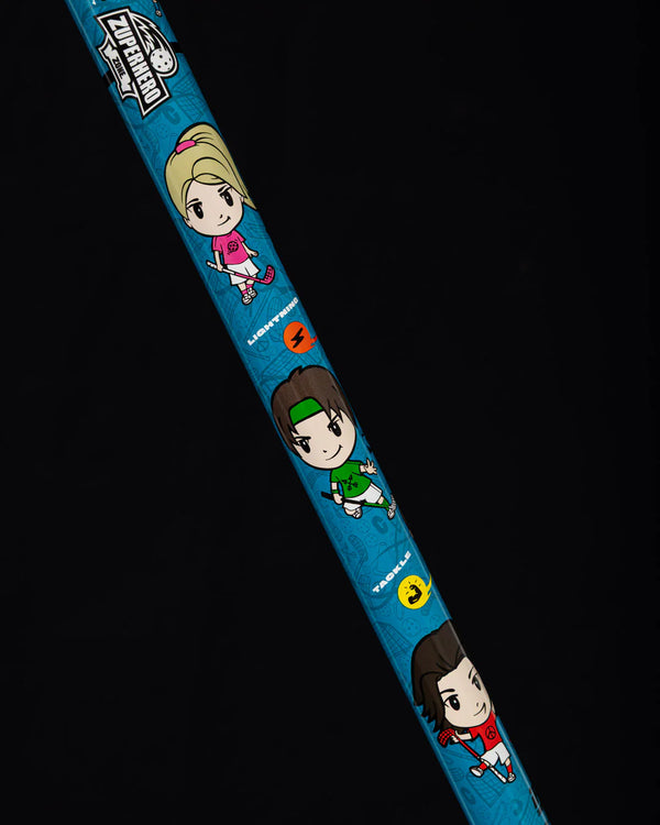 ZUPERHERO KIDZ F35 (THIN) black/blue  (incl ball)