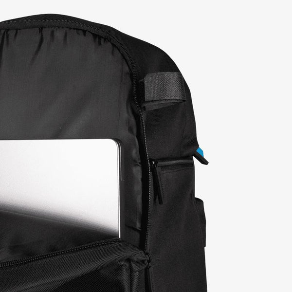 Backpack with stick holder