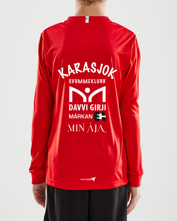 Craft Squad Jersey L/S Junior - Karasjok Svømmeklubb