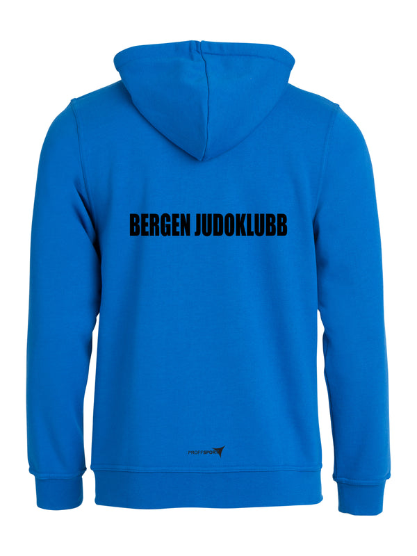 Basic Hoody Full Zip Herre - Bergen JudoKlubb