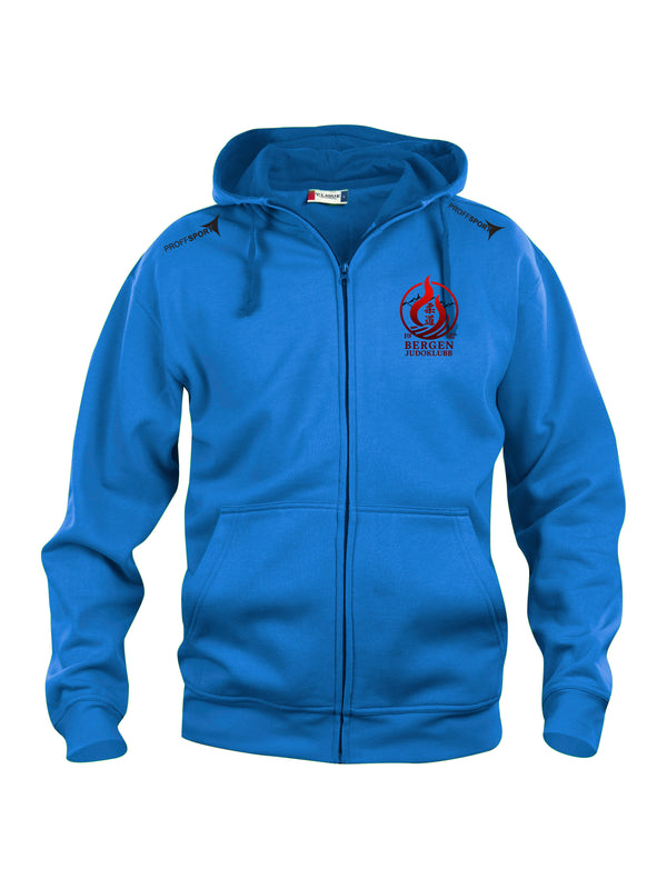Basic Hoody Full Zip Dame - Bergen JudoKlubb