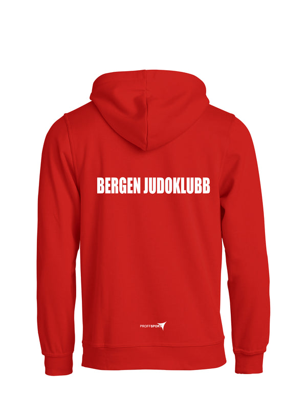 Basic Hoody Unisex voksen - Bergen JudoKlubb