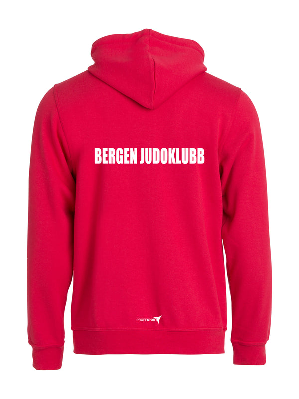 Basic Hoody Full Zip Dame - Bergen JudoKlubb