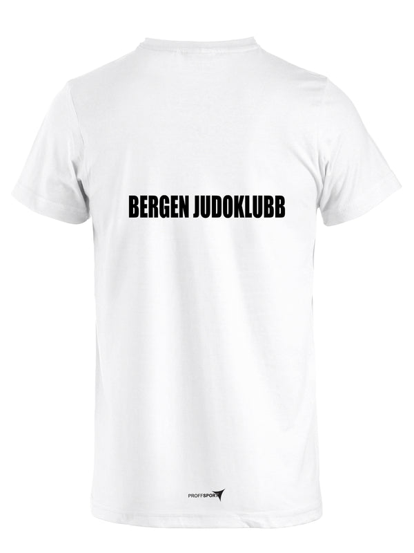 Bomull T-Skjorte Herre - Bergen JudoKlubb
