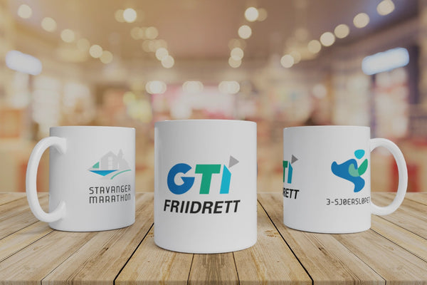 Kaffekopp 330ml - GTI- friidrett - Proffsport AS