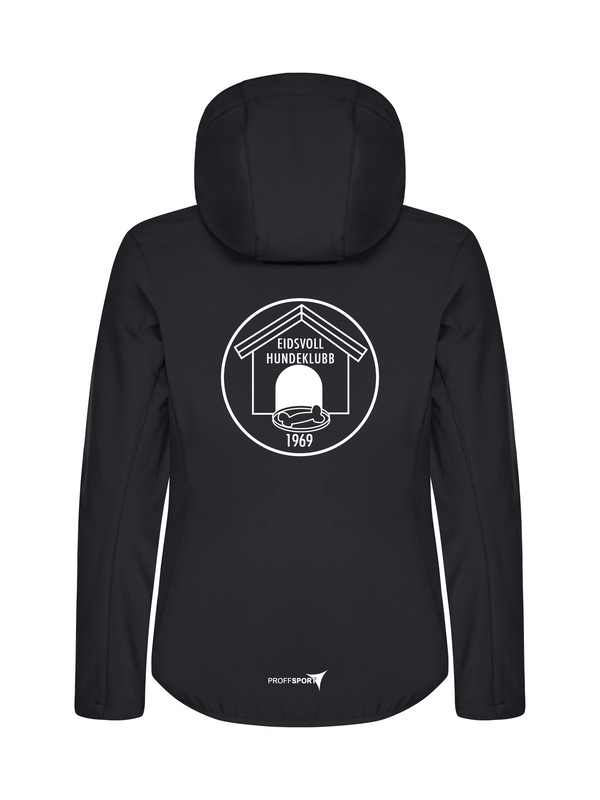 Classic Softshell Hoody Jacket Dame - Eidsvoll Hundeklubb - Proffsport AS