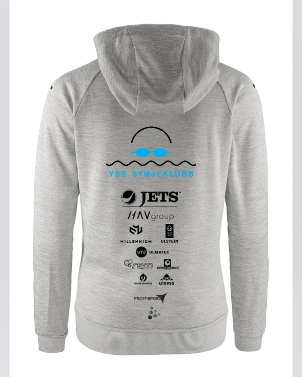 Community 2.0 Logo FZ Hoodie Junior - Ytre Søre Sunnmøre Symjeklubb