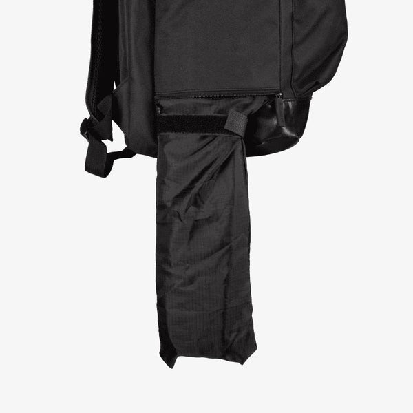 Backpack with stick holder