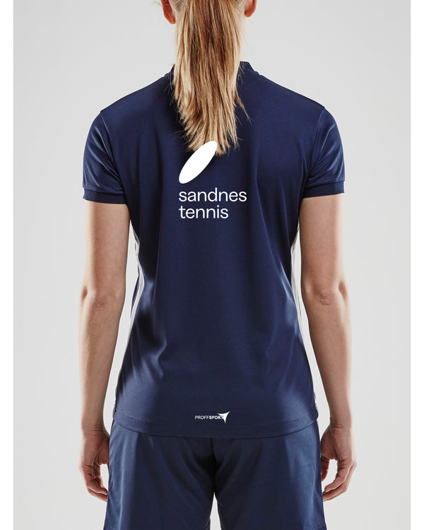 Pro Control Button Jersey Dame - Sandnes Tennisklubb - Proffsport AS
