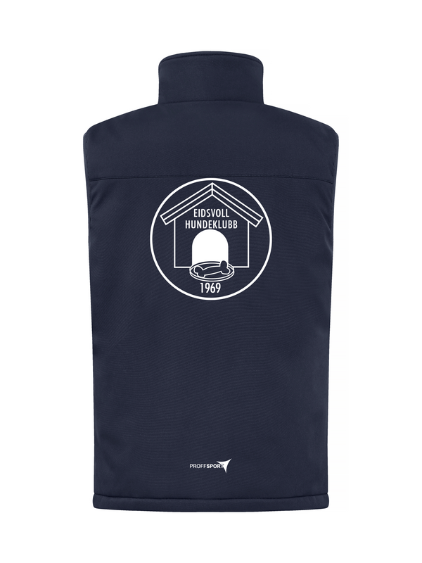Classic Padded Softshell Vest Herre - Eidsvoll Hundeklubb - Proffsport AS
