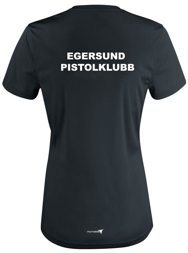 Teknisk T-skjorte dame og herre - Egersund Pistolklubb
