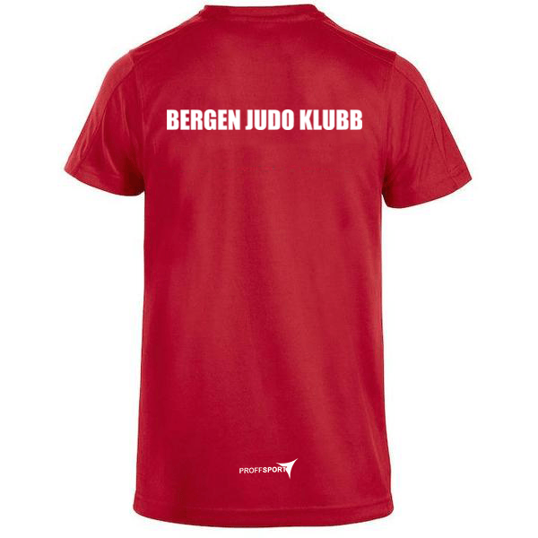 Bomull T-Skjorte Junior - Bergen Judo Klubb
