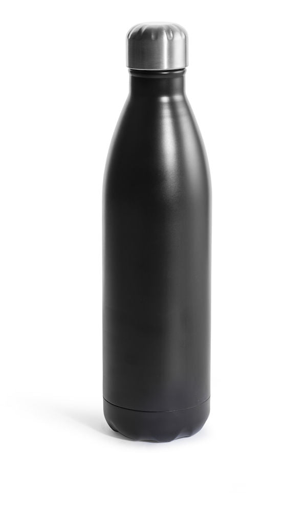 Steel bottle black 75 cl