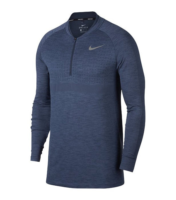 Seamless Knit Half Zip L/S Cover up