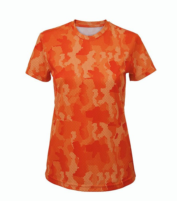 Women's Hexoflage Tridri Performance T-skjorte