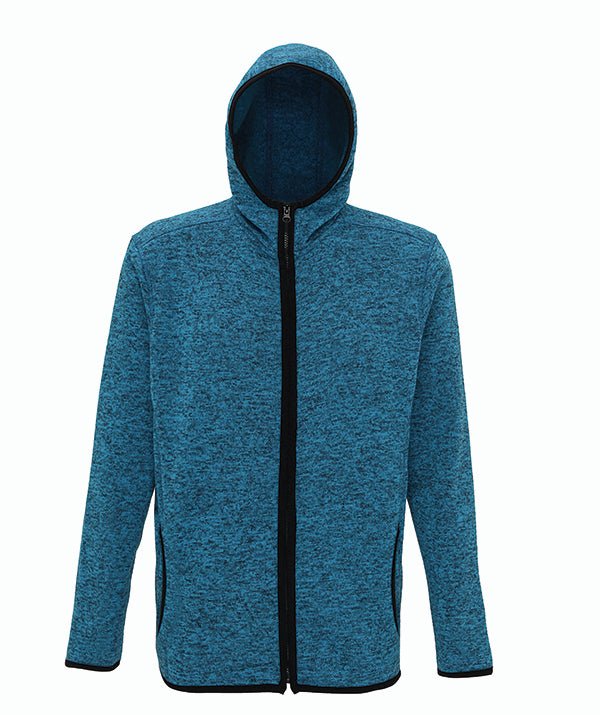 Melange Men's Knit Fleece Jacket