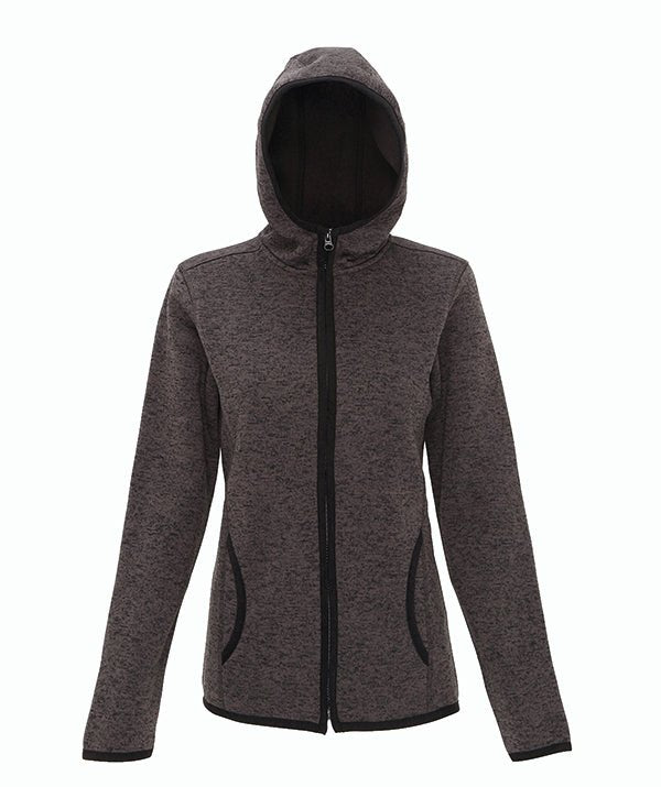 Melange Women's Knit Fleece Jacket