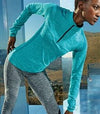 Women's Seamless "3D Fit" Multi-sport Performance Zip Top