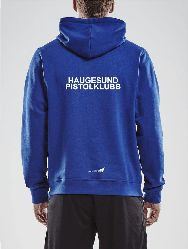 Community hoodie med brodering Herre - Haugesund Pistolklubb